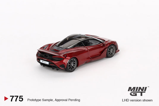 McLaren 750S AMARANTH RED 2023 (LHD) MINI GT 1:64