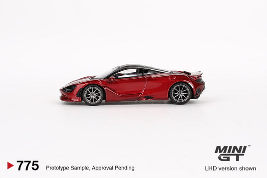 McLaren 750S AMARANTH RED 2023 (LHD) MINI GT 1:64