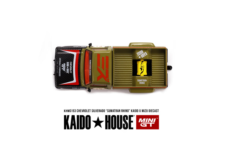 Load image into Gallery viewer, Chevrolet SILVERADO SUMATRAN RHINO 1980 MINI GT 1:64
