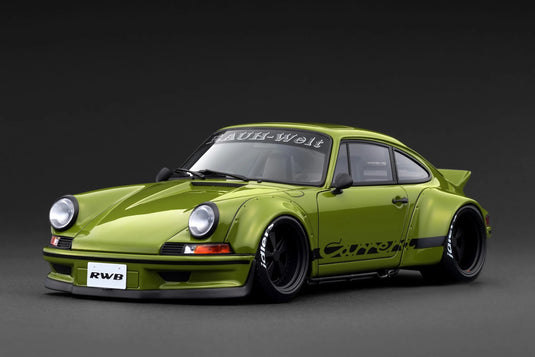 Porsche RWB Backdate Green IGNITION MODEL 1:18