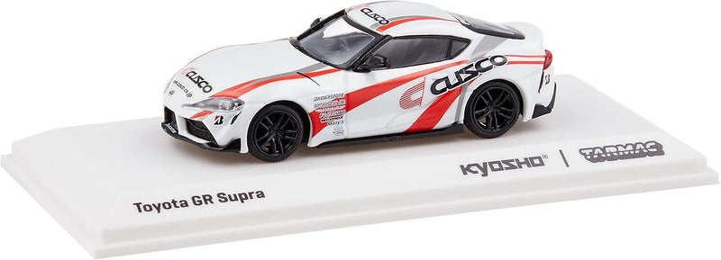 Laad de afbeelding in de Gallery-viewer, Toyota GR SUPRA "CUSCO" WIT/ROOD TARMAC WORKS 1:64
