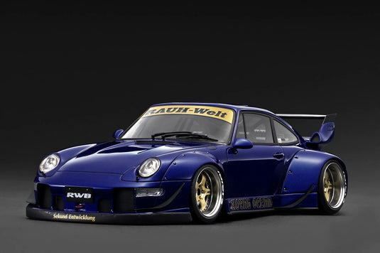PORSCHE RWB 993 BLUE IGNITION MODEL 1:18