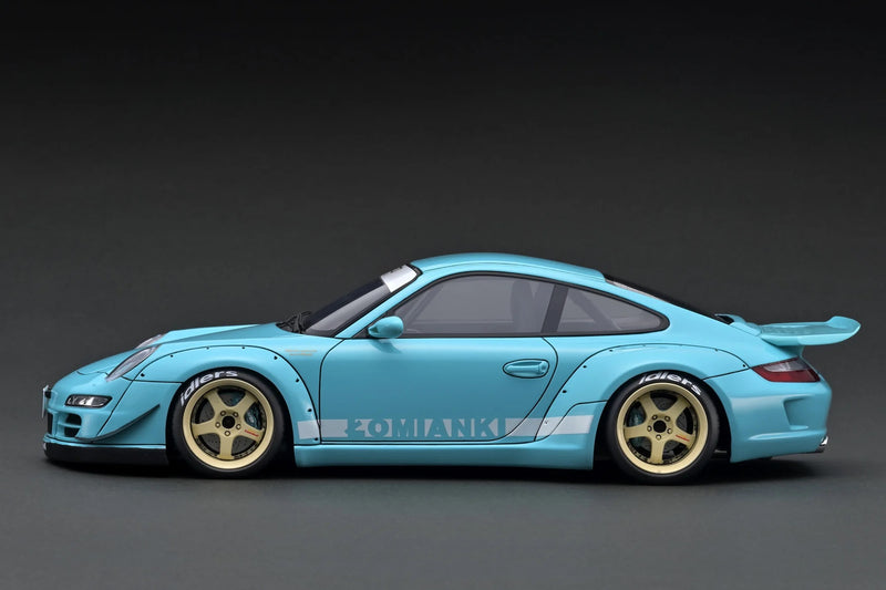 Load image into Gallery viewer, Porsche RWB 997 Green/Blue IGNITION MODEL 1:18
