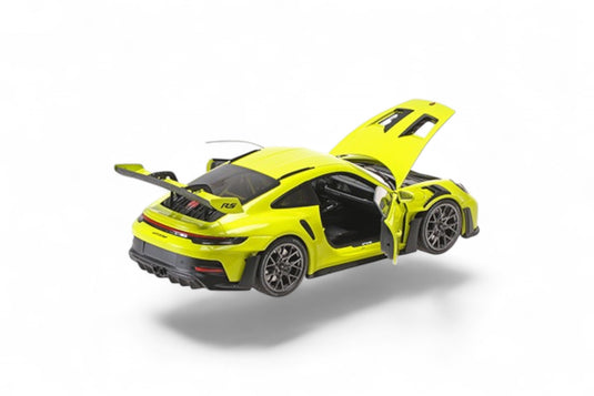 Porsche 911 (992) GT3RS 2023 ACID GREEN / BLACK WHEELS MINICHAMPS 1:18