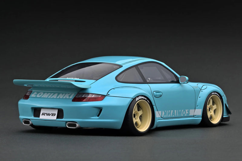 Load image into Gallery viewer, Porsche RWB 997 Green/Blue IGNITION MODEL 1:18
