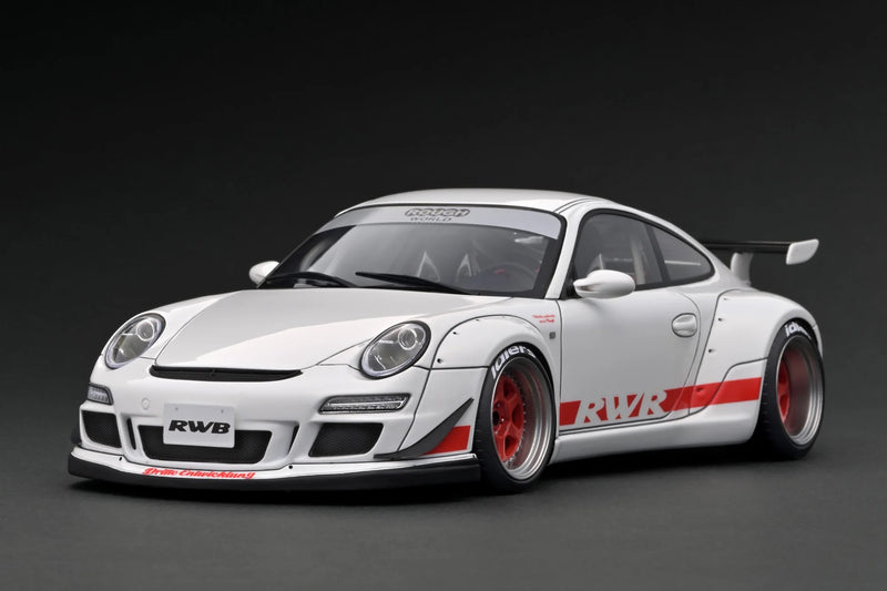Load image into Gallery viewer, Porsche RWB 997 GT3 White IGNITION MODEL 1:18

