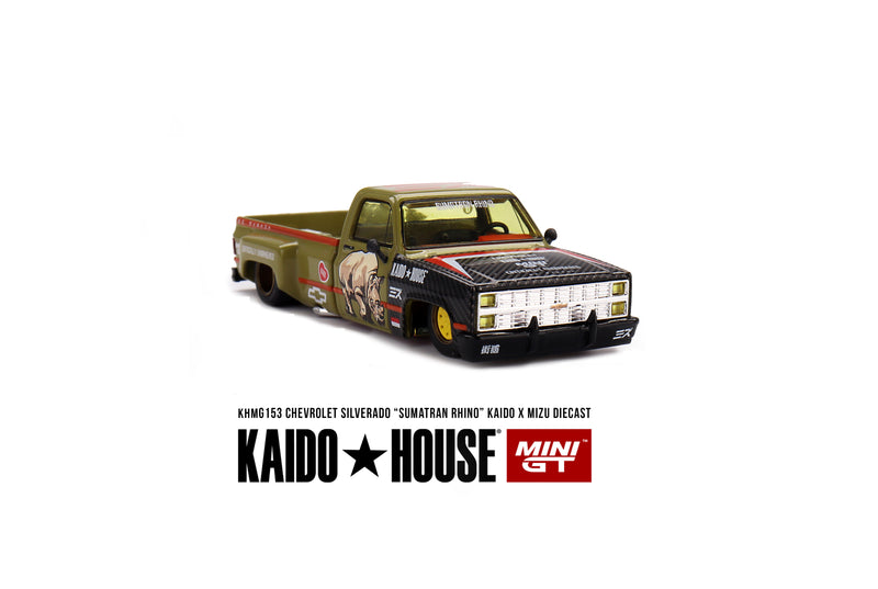 Load image into Gallery viewer, Chevrolet SILVERADO SUMATRAN RHINO 1980 MINI GT 1:64
