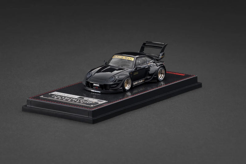 Chargez l'image dans la visionneuse de la galerie, PORSCHE RWB 993 NOIR IGNITION MODEL 1:64
