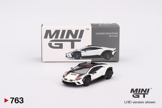 Lamborghini HURACÁN STERRATO BIANCO ASOPO 2023 (LHD) MINI GT 1:64