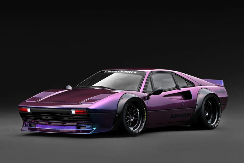 Load image into Gallery viewer, Ferrari LB-WORKS 308 PURPLE IGNITION MODEL 1:18
