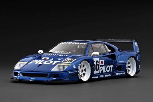 Ferrari LB-WORKS 40 Blue/White IGNITION MODEL 1:18