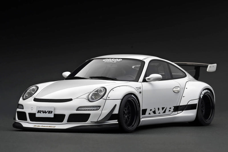 Load image into Gallery viewer, Porsche RWB 997 GT3 White IGNITION MODEL 1:18
