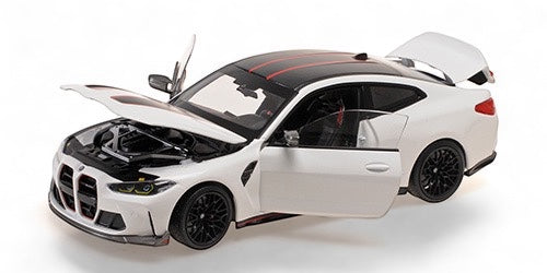 Bmw M4 CSL 2022 WHITE MINICHAMPS 1:18