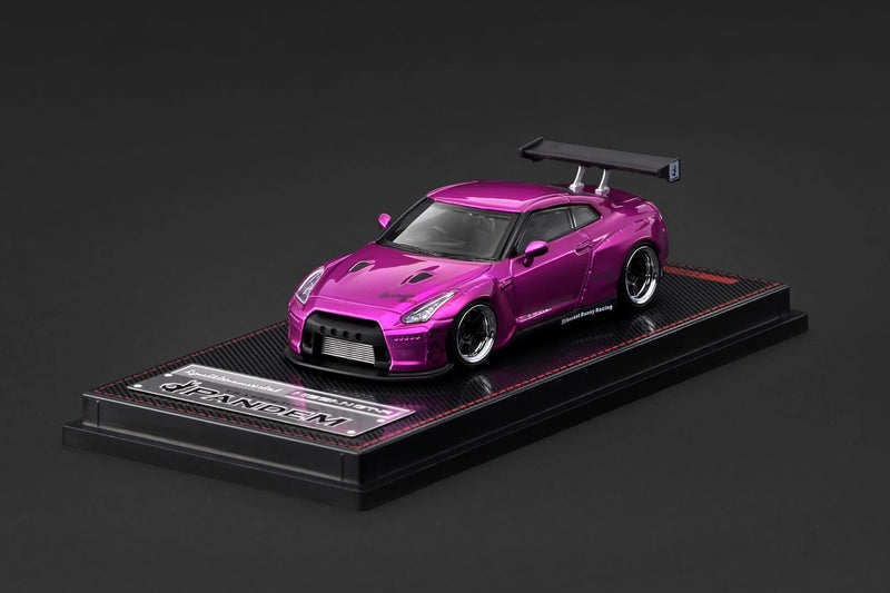 Laad de afbeelding in de Gallery-viewer, NISSAN PANDEM R35 GT-R ROOS METALLIC IGNITION MODEL 1:64
