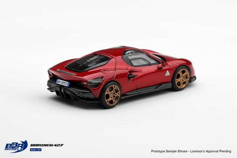 Chargez l'image dans la visionneuse de la galerie, ALFA ROMEO 33 STRADALE ROUGE VILLA D'ESTE 2025 BBR Models 1:64
