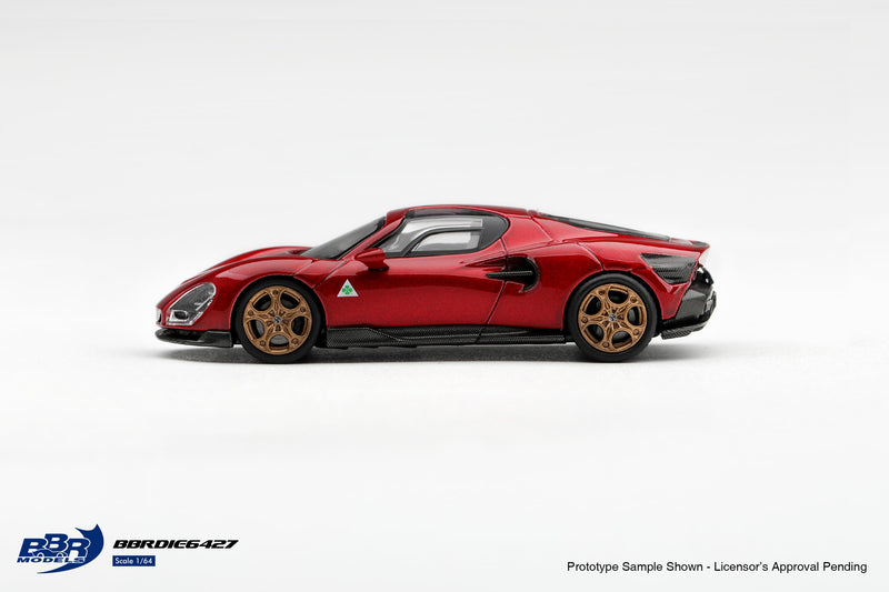 Chargez l'image dans la visionneuse de la galerie, ALFA ROMEO 33 STRADALE ROUGE VILLA D'ESTE 2025 BBR Models 1:64
