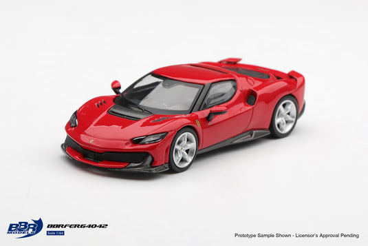 FERRARI 296 SPECIALE RED CORSA 2024 BBR Models 1:64