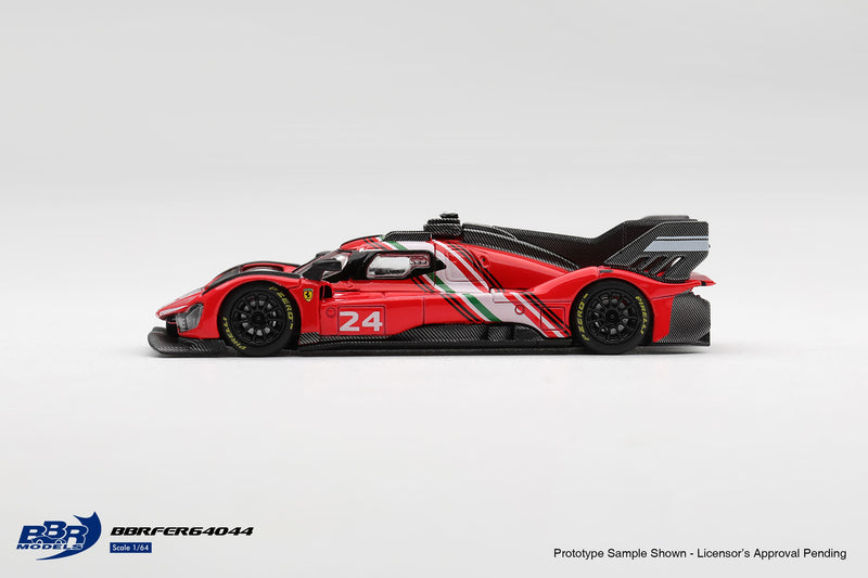 Load image into Gallery viewer, FERRARI 499P MODIFICATA RED CORSA 2025 BBR Models 1:64
