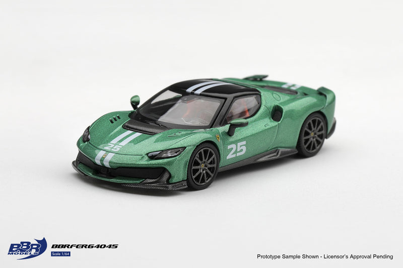 Chargez l'image dans la visionneuse de la galerie, FERRARI 296 SPECIALE VERT NÜRBURGRING 2025 BBR Models 1:64
