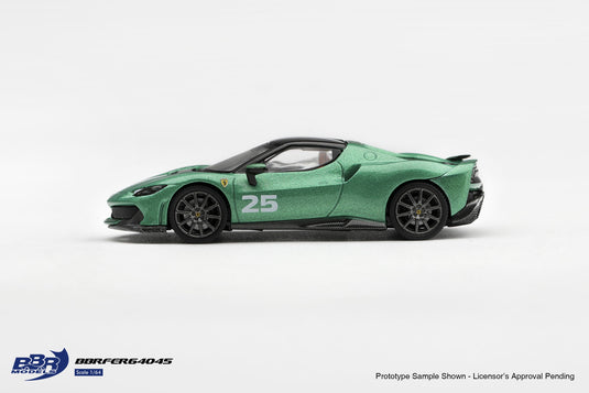 FERRARI 296 SPECIALE VERT NÜRBURGRING 2025 BBR Models 1:64