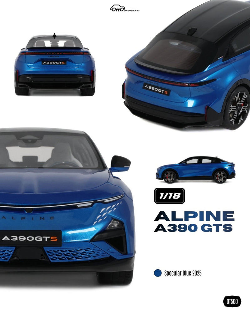 Chargez l'image dans la visionneuse de la galerie, ALPINE A390 GTS BLEU 2025 OTTOmobile 1:18
