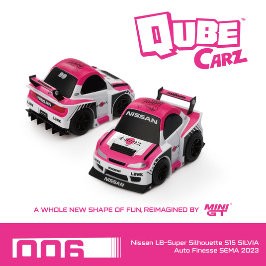 Assortment 6PCS QUBE CARZ 2025 VER.1 MINI GT 1:64