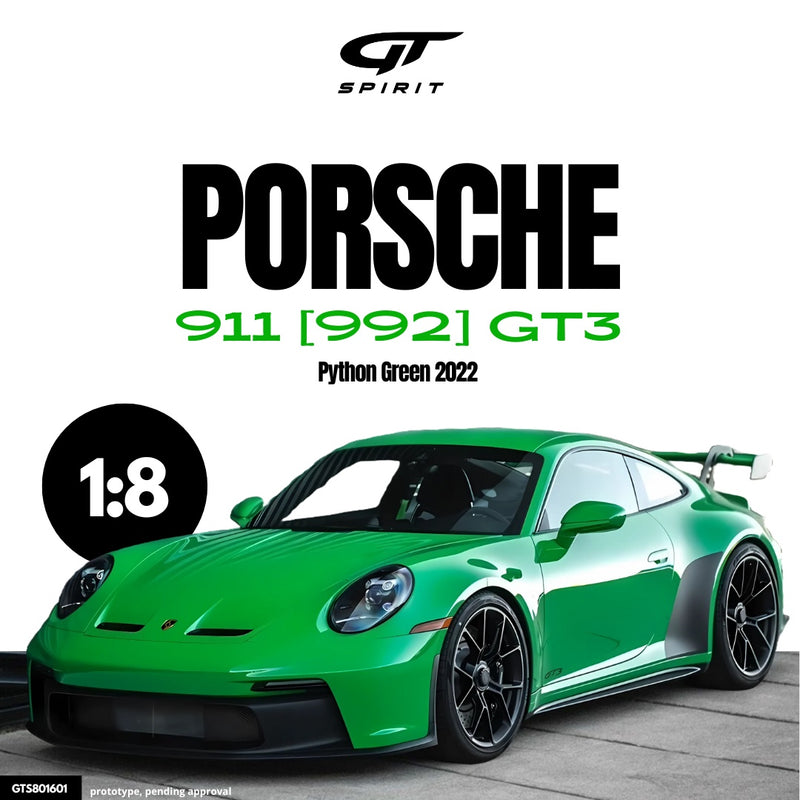 Load image into Gallery viewer, Porsche 911 [992] GT3 GREEN 2022 GT SPIRIT 1:8
