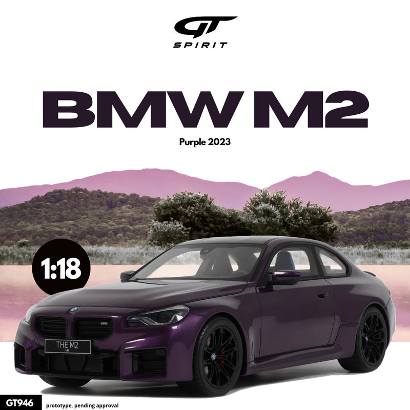 Load image into Gallery viewer, Bmw M2 PURPLE 2023 GT SPIRIT 1:18
