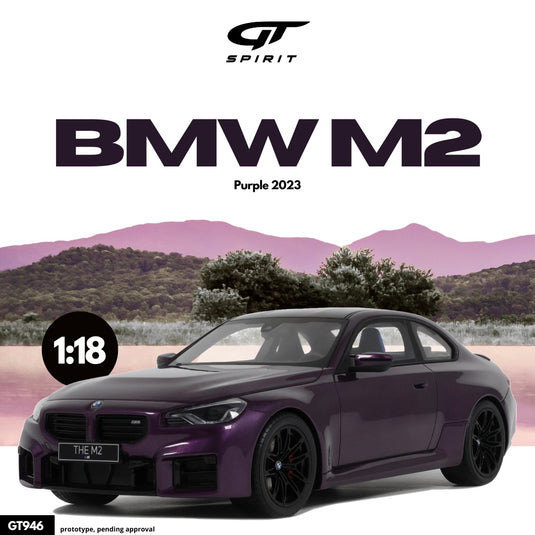 Bmw M2 PURPLE 2023 GT SPIRIT 1:18