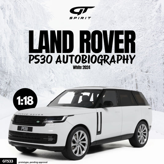 Range ROVER P530 AUTOBIOGRAPHY WHITE 2024 GT SPIRIT 1:18
