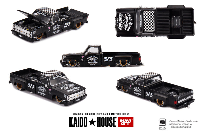 Load image into Gallery viewer, Chevrolet SILVERADO Dually Hot Rod V1 MINI GT 1:64
