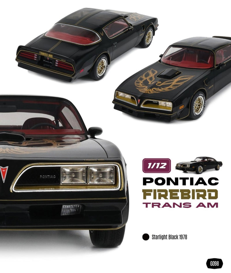 Laad de afbeelding in de Gallery-viewer, PONTIAC FIREBIRD TRANS AM STARLIGHT ZWART 1978 OTTOmobile 1:12
