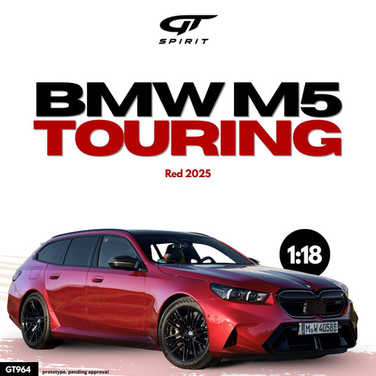 Bmw M5 TOURING RED 2025 GT SPIRIT 1:18