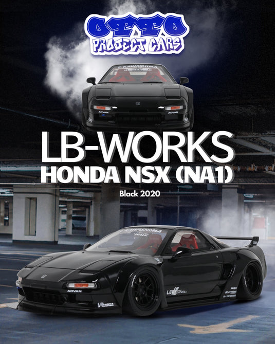 Honda NSX LB-WORKS (NA1) BLACK 2020 OTTOmobile 1:18