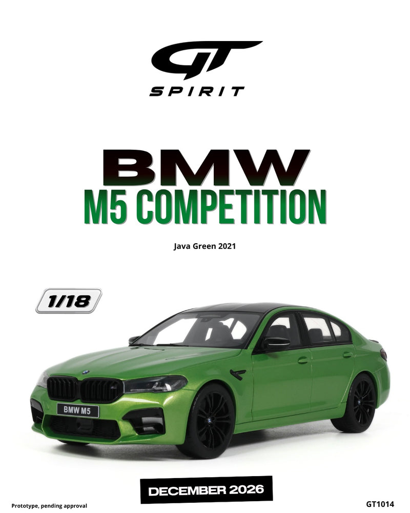 Load image into Gallery viewer, BMW M5 COMPETITION JAVA GREEN 2021 GT SPIRIT 1:18
