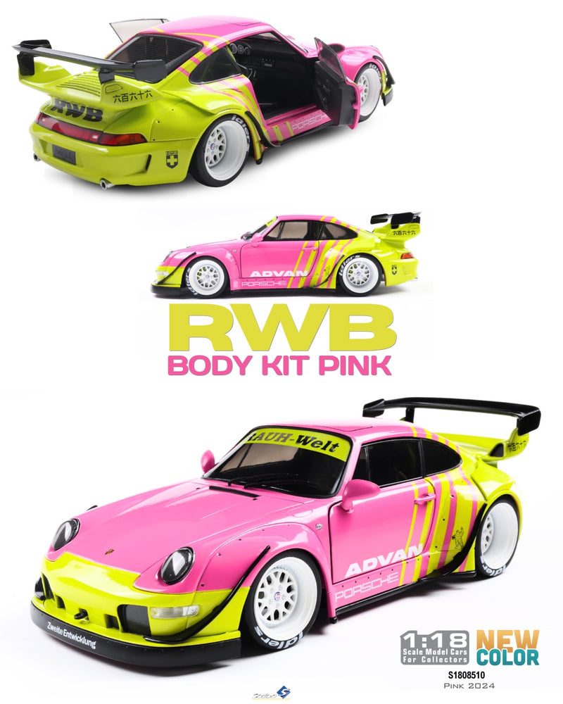 Load image into Gallery viewer, Porsche RWB BODYKIT PINK 2024 SOLIDO 1:18
