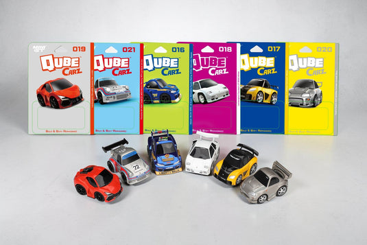 ASSORTMENT 6 PIECES QUBE CARZ 2026 VER.4 MINI GT 1:64