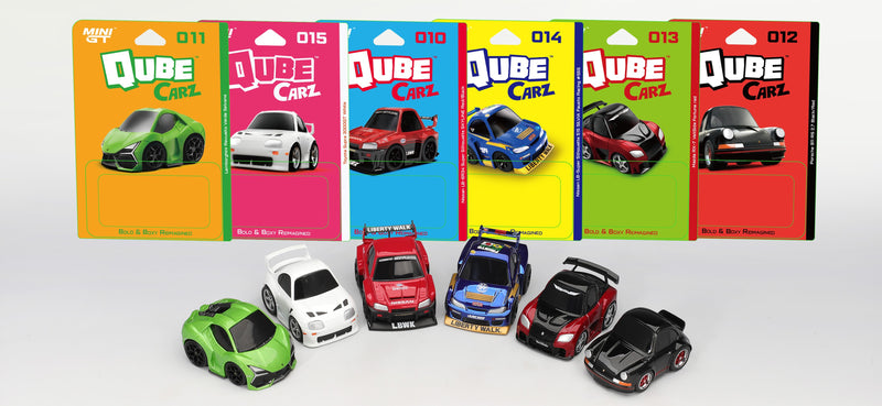 Load image into Gallery viewer, ASSORTMENT 6 PIECES QUBE CARZ 2026 VER.2 MINI GT 1:64
