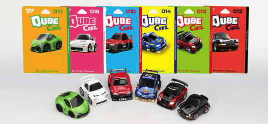 ASSORTMENT 6 PIECES QUBE CARZ 2026 VER.2 MINI GT 1:64