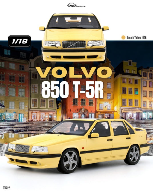VOLVO 850 T-5R CREAM YELLOW 1996 OTTOmobile 1:18