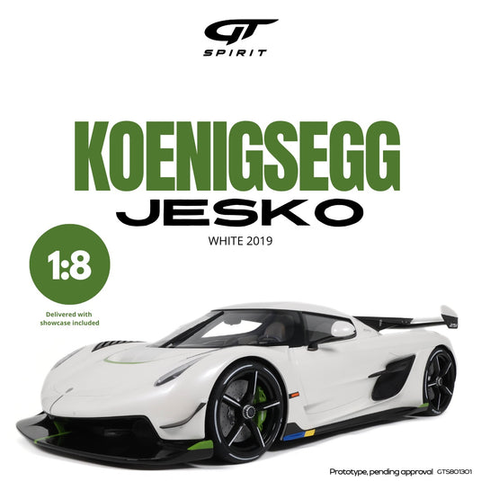Koenigsegg JESKO WHITE 2019 GT SPIRIT 1:8