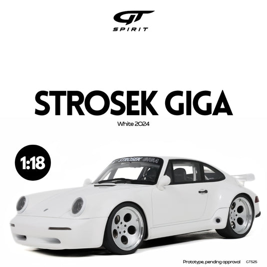Porsche STROSEK GIGA WHITE 2024 GT SPIRIT 1:18