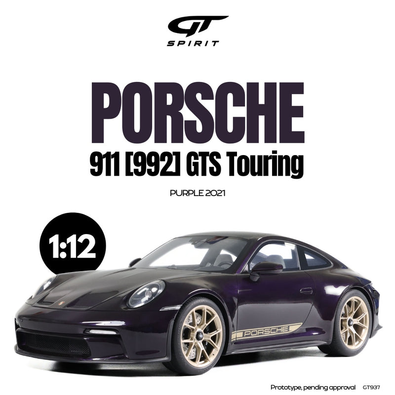 Load image into Gallery viewer, Porsche 911 [992] GT3 TOURING PURPLE 2021 GT SPIRIT 1:12
