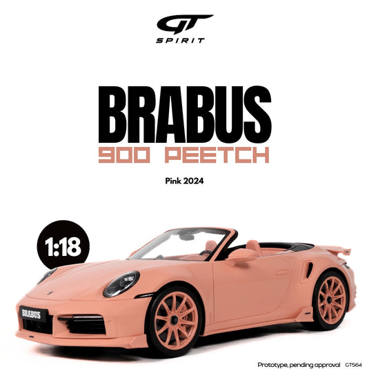Porsche BRABUS 900 PEETCH PINK 2024 GT SPIRIT 1:18