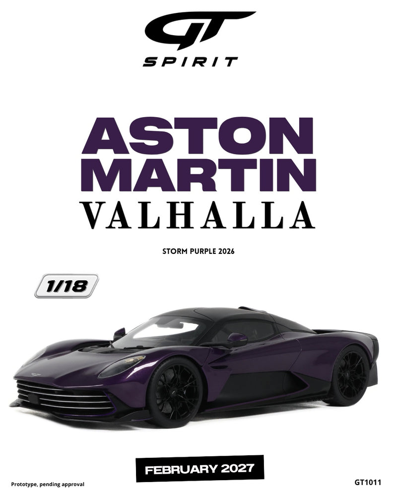 Load image into Gallery viewer, ASTON MARTIN VALHALLA PURPLE 2026 GT SPIRIT 1:18
