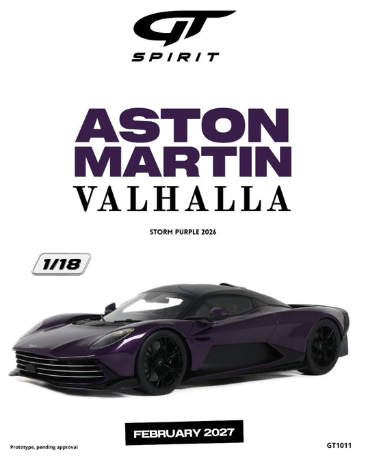 ASTON MARTIN VALHALLA PURPLE 2026 GT SPIRIT 1:18