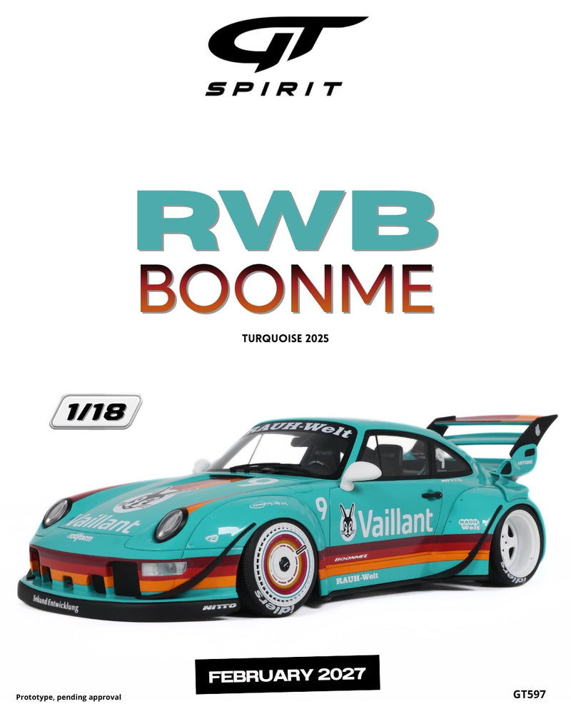 Load image into Gallery viewer, PORSCHE RWB BOONME TURQUOISE 2025 GT SPIRIT 1:18
