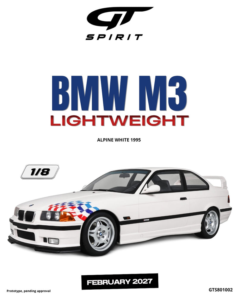 Chargez l'image dans la visionneuse de la galerie, BMW M3 LIGHTWEIGHT ALPINE BLANC 1995 GT SPIRIT 1:8
