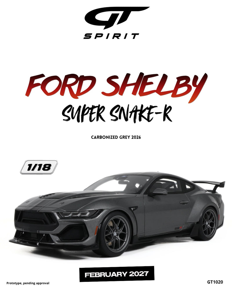 Load image into Gallery viewer, FORD SHELBY SUPER SNAKE-R CARBONIZED GREY 2026 GT SPIRIT 1:18
