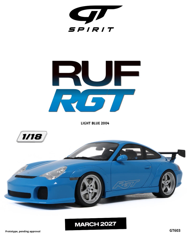 Load image into Gallery viewer, RUF RGT LIGHT BLUE 2004 GT SPIRIT 1:18

